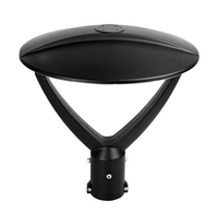 60W 80W 100W Architectural LED Post Top Light 3000K 4000K 5000K Selectable, 100-277V