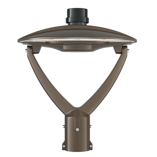 60W 80W 100W Architectural LED Post Top Light 3000K 4000K 5000K Selectable, 100-277V