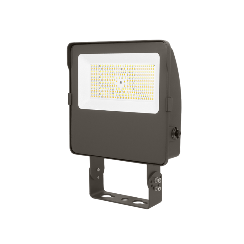 155W-125W-90W LED Flood Security Lights With Wattage And 3CCT Selectable-Photocell Option-Slipfitter/Trunnion Mount
