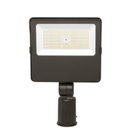 155W-125W-90W LED Flood Security Lights With Wattage And 3CCT Selectable-Photocell Option-Slipfitter/Trunnion Mount