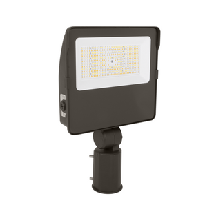 155W-125W-90W LED Flood Security Lights With Wattage And 3CCT Selectable-Photocell Option-Slipfitter/Trunnion Mount
