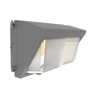 LED Wall Pack Light, Wattage & CCT Selectable, Bronze Finish, 120-277VAC, Photocell Option