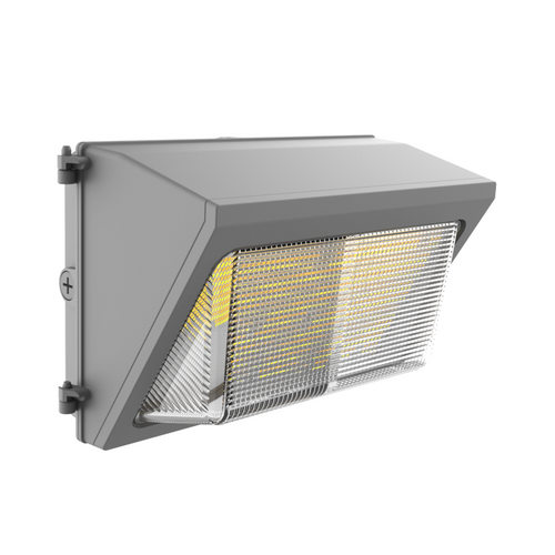 LED Wall Pack Light, Wattage & CCT Selectable, Bronze Finish, 120-277VAC, Photocell Option