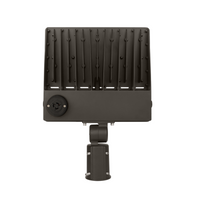 250W-200W-150W-125W LED Flood Area Lights, Wattage & 3CCT Selectable, 120-277V/277V-480V, Photocell Option, Slipfitter/Trunnion Mount