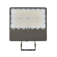 250W-200W-150W-125W LED Flood Area Lights, Wattage & 3CCT Selectable, 120-277V/277V-480V, Photocell Option, Slipfitter/Trunnion Mount