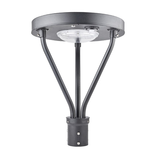 25W Solar LED Post Top Light 3,000 Lumens - PIR Motion Sensor