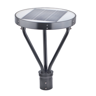 25W Solar LED Post Top Light 3,000 Lumens - PIR Motion Sensor