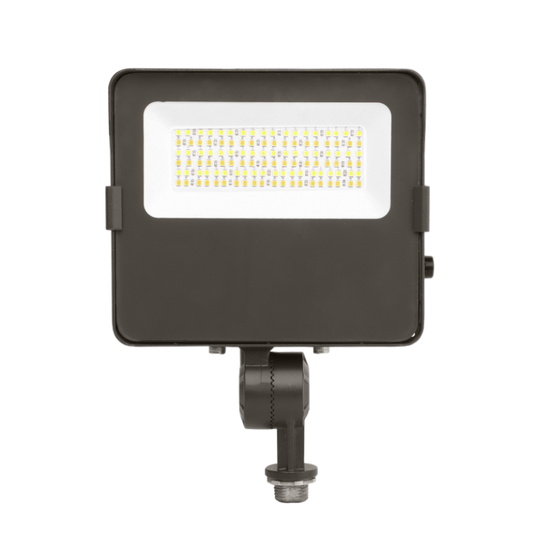 30W-25W-17W LED Flood Security Lights With Wattage And 3CCT Selectable-Photocell Option-Knuckle/Trunnion Mount