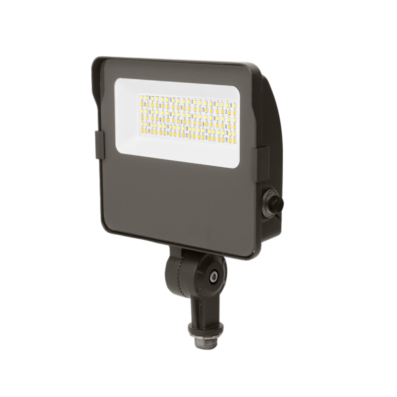30W-25W-17W LED Flood Security Lights With Wattage And 3CCT Selectable-Photocell Option-Knuckle/Trunnion Mount