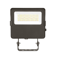 30W-25W-17W LED Flood Security Lights With Wattage And 3CCT Selectable-Photocell Option-Knuckle/Trunnion Mount