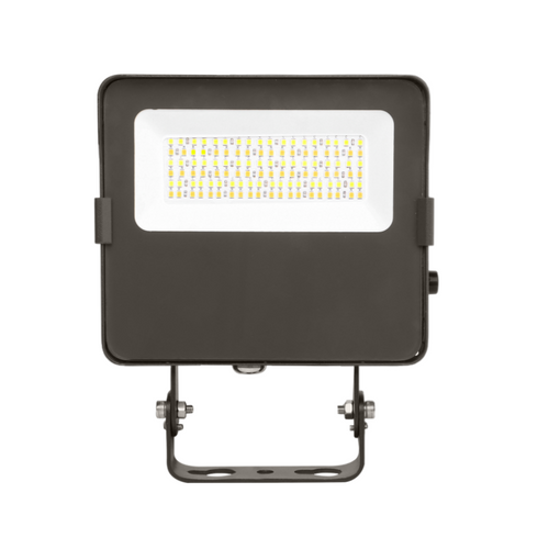 30W-25W-17W LED Flood Security Lights With Wattage And 3CCT Selectable-Photocell Option-Knuckle/Trunnion Mount