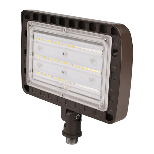 30W 50W LED Flood Light, 5000K, AC100-277V, Knuckle/Trunnion Mount/U Bracket Option