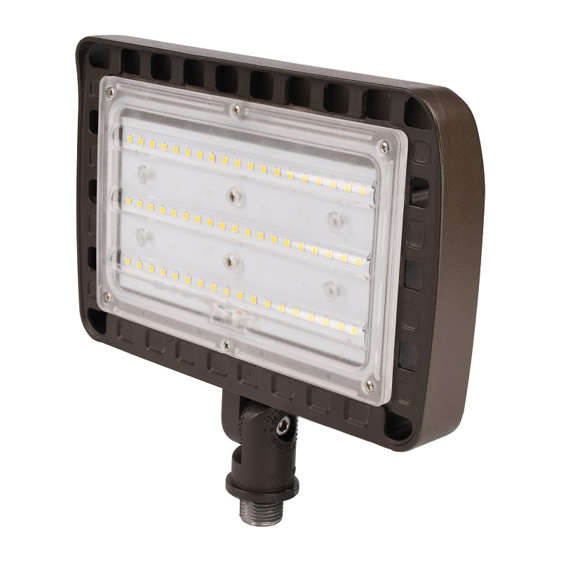 30W 50W LED Flood Light, 5000K, AC100-277V, Knuckle/Trunnion Mount/U Bracket Option