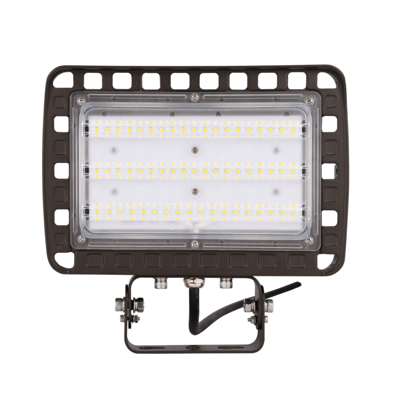 30W 50W LED Flood Light, 5000K, AC100-277V, Knuckle/Trunnion Mount/U Bracket Option