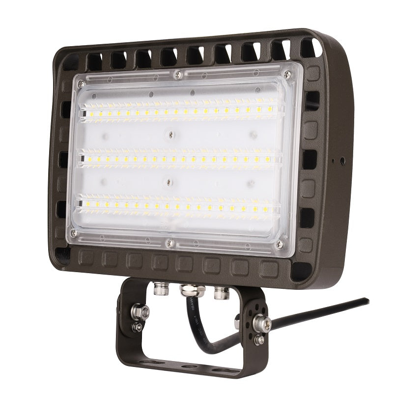 30W 50W LED Flood Light, 5000K, AC100-277V, Knuckle/Trunnion Mount/U Bracket Option