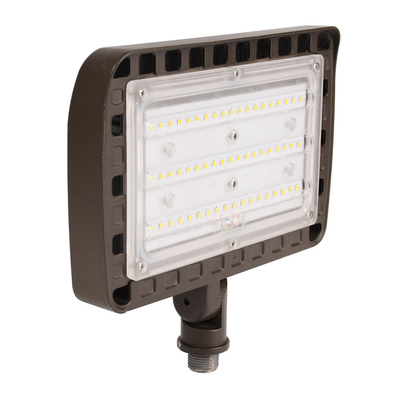 30W 50W LED Flood Light, 5000K, AC100-277V, Knuckle/Trunnion Mount/U Bracket Option