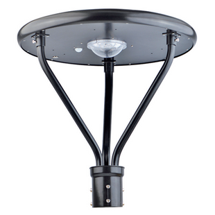40W Solar LED Post Top Light 5,000 Lumens - PIR Motion Sensor