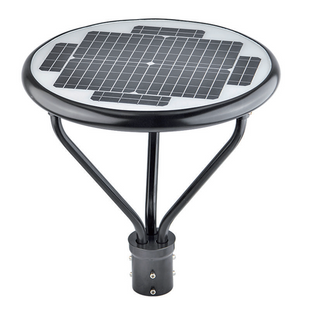 40W Solar LED Post Top Light 5,000 Lumens - PIR Motion Sensor