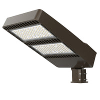 500W LED Shoebox Area Light for Tennis Courts, Parking Lots- 5000K- 100-277VAC