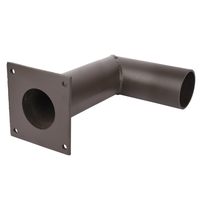 90° Wall Mount Bracket with 2-3/8-inch O.D. Tenon