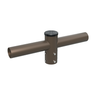 Double Spoke Bracket with 2 Arms at 180 Degrees with 8inch Arms