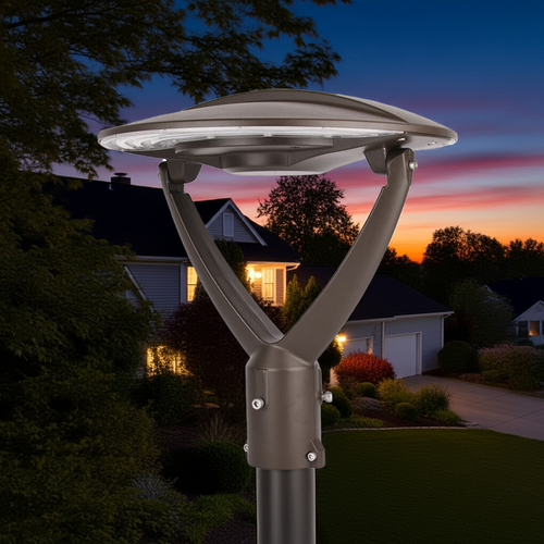 120W 135W 150W Adjustable Architectural LED Post Top Light 3000K 4000K 5000K Selectable, 100-277V