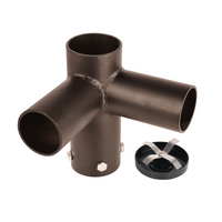 Tenon Adapter with Double 90 Degree Horizontal Tenon, 2-3/8 Outside Diameter