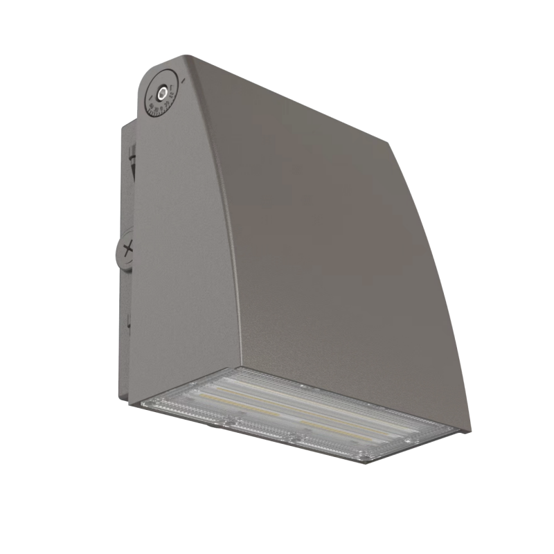 120W/100W/80W LED Full Cutoff Wall Adjustable Wallpacks-CCT Tunnable, 120-277VAC, Photocell Option