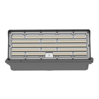 Full Cut off LED Wall Pack Fixture, Wattage & CCT Selectable, Bronze Finish, 120-277VAC, Photocell Option