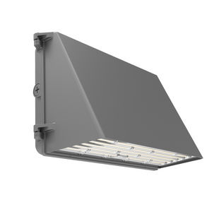 Full Cut off LED Wall Pack Fixture, Wattage & CCT Selectable, Bronze Finish, 120-277VAC, Photocell Option