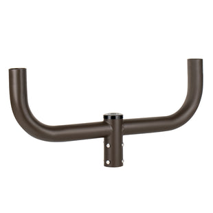 Short 180 Degree Double Bullhorn Bracket with 2-3/8" Tenons