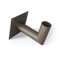 90 Degree Wall Mount Bracket for Slip Fit Lights (2 3/8inch), Right Angle Tenon Adapter for Wall Mount with Big Plate