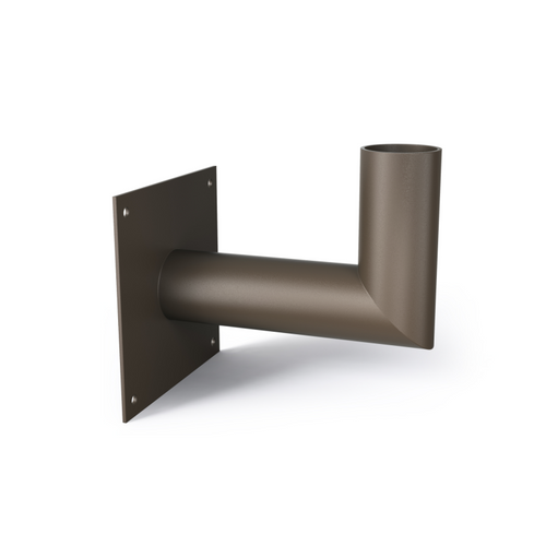 90 Degree Wall Mount Bracket for Slip Fit Lights (2 3/8inch), Right Angle Tenon Adapter for Wall Mount with Big Plate