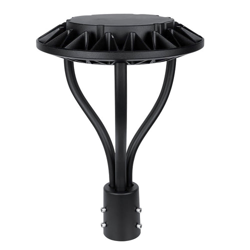 150W-100W-75W Modern Spider Mount Post Top Light-Wattage&CCT Selectable-AC100-277V-Photocell Option