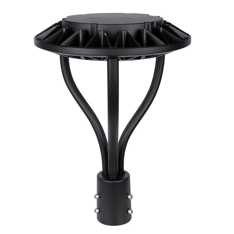 150W-100W-75W Modern Spider Mount Post Top Light-Wattage&CCT Selectable-AC100-277V
