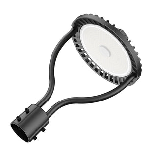 150W-100W-80W-60W-48W-36W LED Post Top Circle Area Light 3000K / 4000K / 5000K CCT-Photocell option