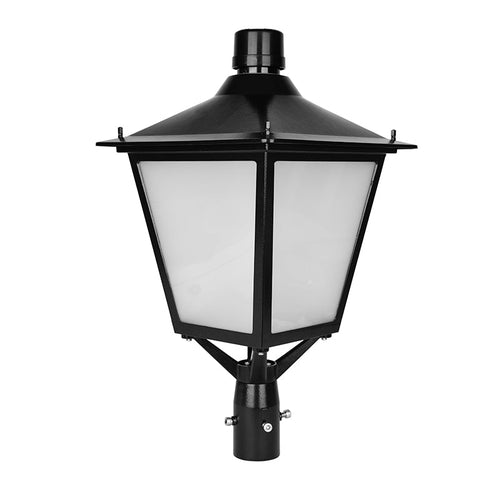 60W 50W 30W LED Decorative Post Top Lantern 3000K / 4000K / 5000K CCT-Photocell option