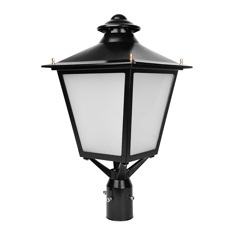 60W/50W/30W Tunable LED Decorative Post Top Lantern, 3K / 4K / 5K CCT-Photocell option