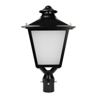 120W LED Decorative Post Top Lantern, 5000K, AC100-277V, PC Cover