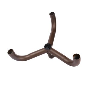 Triple Bullhorn Bracket with 3 Arms at 120 Degree-Bronze Color