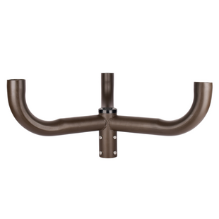 Triple Bullhorn Bracket with 3 Arms at 120 Degree-Bronze Color