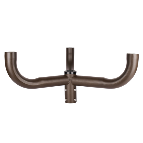 Triple Bullhorn Bracket with 3 Arms at 120 Degree-Bronze Color