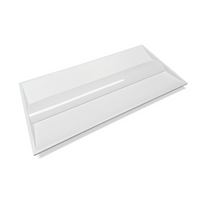 2x4 LED Troffer Light 50W-40W-35W-30W-25W- 5 Wattage & 5 CCT Selectable-2 Pack