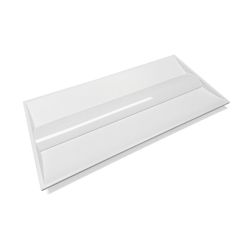 2x4 LED Troffer Light 50W-40W-35W-30W-25W- 5 Wattage & 5 CCT Selectable-2 Pack
