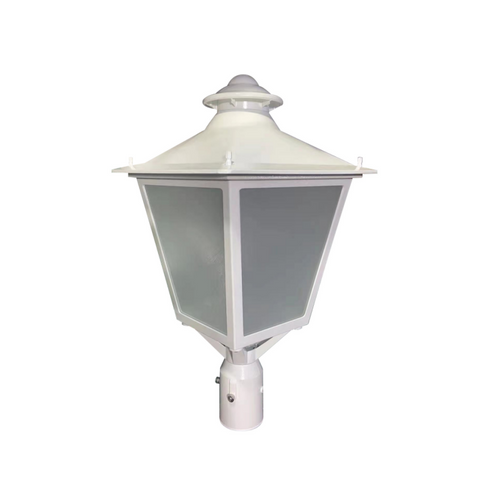 60W LED Decorative Post Top Lantern-5000K-AC100-277V-White Color