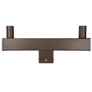 Double Bullhorn Bracket for 4" Square Pole