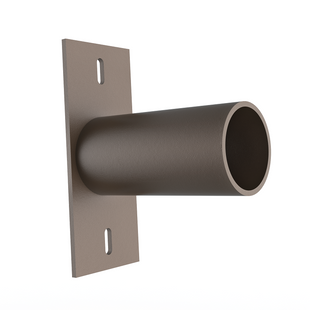 2-3/8'' OD Short Horizontal Side Tenon Adaptor Bracket For Square Pole