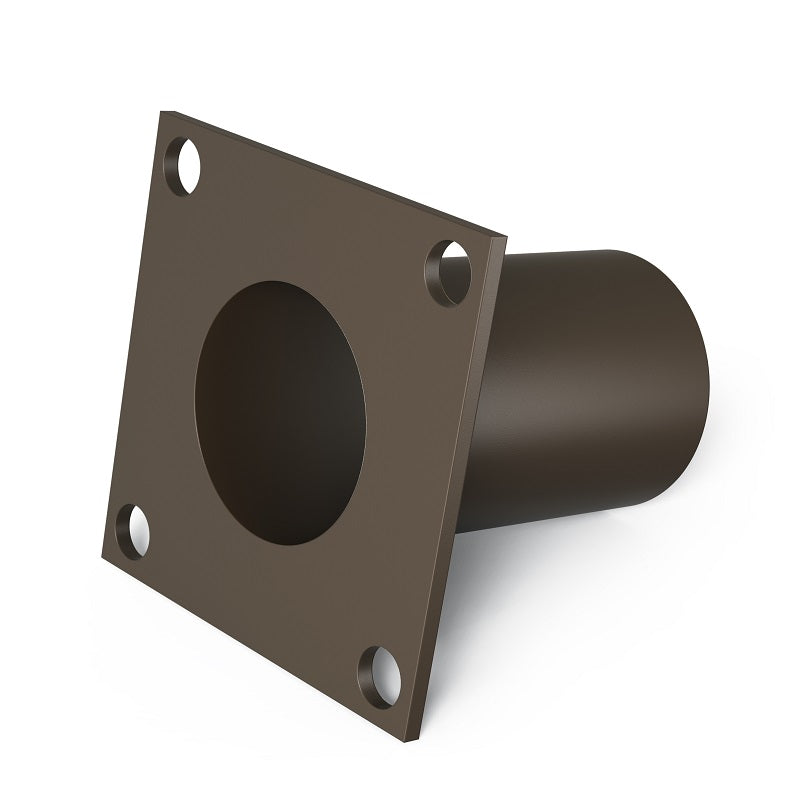 Straight Arm Wall Mount Bracket With 2 3/8'' OD Tenon