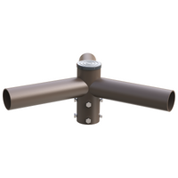 Triple Spoke Bracket with 3 Arms at 120 Degrees, Arms with 8inch long