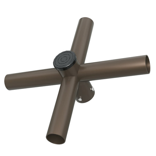 Quad Spoke Bracket with 4 Arms at 90 Degrees, with 8inch Arm Long
